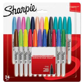 Sharpie Fine Permanent Karışık 24'lü Markör Kalem Seti