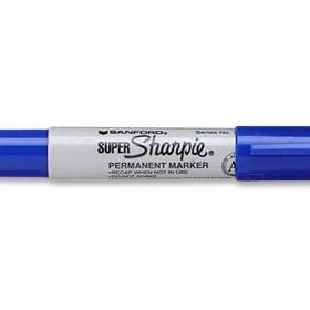 Sharpie Mavi Super Kalın Marker Çizim Kalemi