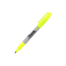 Sharpie Neon Permanent Fosforlu Sarı Markör Kalem