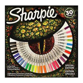 Sharpie Permanent Fine 30'lu Kertenkele Markör