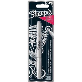 Sharpie Permanent Metalik Gümüş Tekli Bls Markör