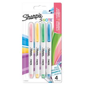 Sharpie S-Note 4'lü Blister Karışık Fosforlu İşaretleme Kalemi