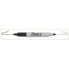 Sharpie S0811100 Siyah Çift Uçlu Permanent Markör Kalem