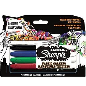 Sharpie S0962141 Stained 4lü Tekstil Kalemi