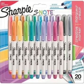 Sharpie Snote 2139179 Freatif 20'li Karışık Renkler Markör Kalem Seti