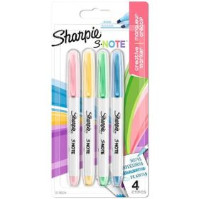Sharpie Snote Kesik Uç 4`lü Karışık Kreatif Markör