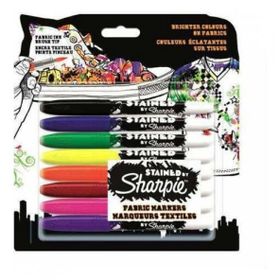 Sharpie Stained Tekstil 8'li Blister Markör