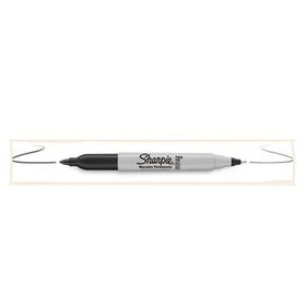 Sharpie Twin Çift Uçlu Permanent Siyah Markör