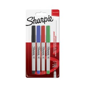 Sharpie Ultra Fine 4 Renk Süper İnce Uç Permanent Markör