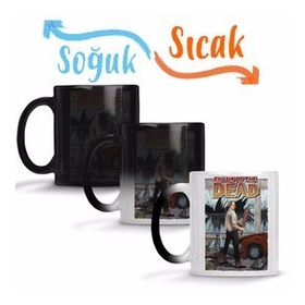 Shaun of the Dead the Walking Shaun Sihirli Porselen Kupa