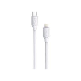 Shaza 2.4A 1 mt Beyaz Type-C to Lightning Hızlı Şarj ve Data Kablosu