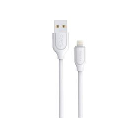 Shaza 2.4A 1 mt Beyaz USB Lightning Hızlı Şarj ve Data Kablosu