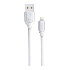 Shaza 2.4A 1 mt Beyaz USB Lightning Hızlı Şarj ve Data Kablosu