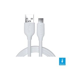 Shaza 2.4A 1 mt Beyaz USB Micro Hızlı Şarj ve Data Kablosu