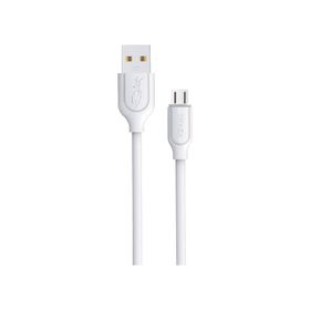 Shaza 2.4A 1 mt Beyaz USB Micro Hızlı Şarj ve Data Kablosu