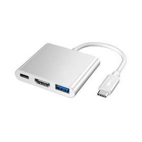 Shaza 3 in 1 Type-C To HDMI Hub Port Adaptör PD USB 3.0 4K HDMI Çıkışlı