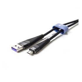 Shaza 5A 100W 2 mt USB Micro Örgülü Hızlı Şarj ve Data Kablosu