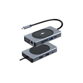 Shaza 9in1 Usb Hub Port 4K HDMI Ethernet PD 15w Adaptör