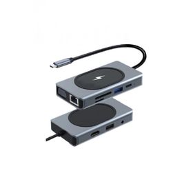 Shaza 9in1 Usb Hub Port 4K HDMI Ethernet PD 15w Adaptör