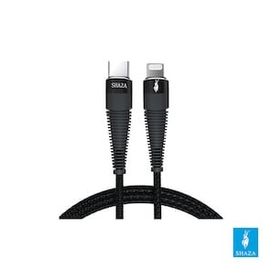 Shaza Apple iPhone Lightning To TYPE-C PD 5A 100W 2 m Örgülü Hızlı Şarj ve Data Kablosu