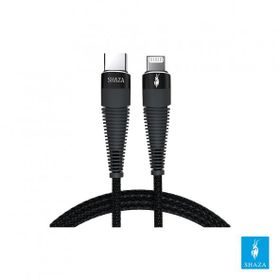 Shaza Apple iPhone Lightning To TYPE-C PD 5A 100W 3 m Örgülü Hızlı Şarj ve Data Kablosu