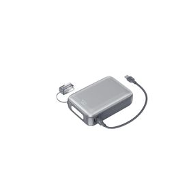 Shaza Nexa Serisi 20.000 Mah Gri Kendinden Kablolu Powerbank