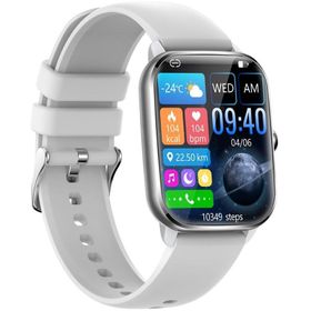 Shaza SA8002/BK Gümüş Beyaz Akıllı Saat