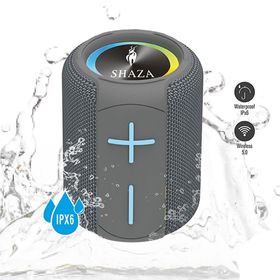 Shaza SZBTS01-G Gri IPX6 Suya Dayanıklı 8 W Taşınabilir Bluetooth Hoparlör