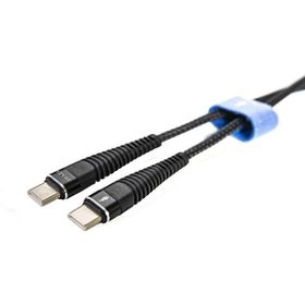 Shaza TYPE-C TO TYPE-C PD 5A 100W 1 m Örgülü Hızlı Şarj ve Data Kablosu