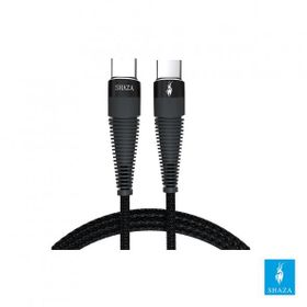 Shaza TYPE-C TO TYPE-C PD 5A 100W 2 m Örgülü Hızlı Şarj ve Data Kablosu