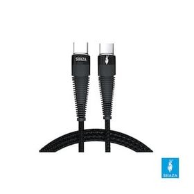 Shaza TYPE-C TO TYPE-C PD 5A 100W 2 m Örgülü Hızlı Şarj ve Data Kablosu