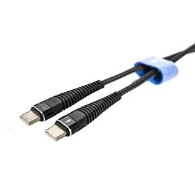 Shaza TYPE-C TO TYPE-C PD 5A 100W 3 m Örgülü Hızlı Şarj ve Data Kablosu