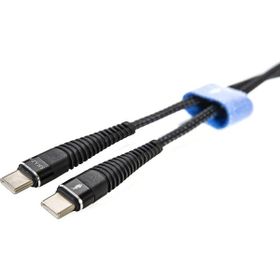 Shaza TYPE-C TO TYPE-C PD 5A 100W Örgülü Hızlı Şarj ve Data Kablosu