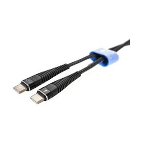 Shaza TYPE-C TO TYPE-C PD 5A 100W Örgülü Hızlı Şarj ve Data Kablosu
