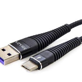 Shaza USB TYPE-C PD 5A 100W Örgülü Hızlı Şarj ve Data Kablosu