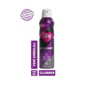 She Clubber 150 ml Kadın Deodorant
