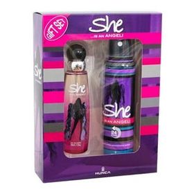 She Is An Angel EDT 50 ml Kadın Parfüm + 150 ml Deodorant Sprey Seti
