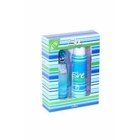 She Is Cool 50 ml Edt Kadın Parfüm 150 ml Deodorant Set