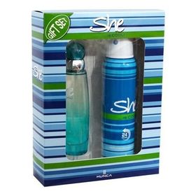 She Is Cool 50 ml Edt Kadın Parfüm 150 ml Deodorant Set