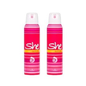 She Is Fun 2x150 ml Kadın Deodorant