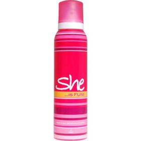 She Is Fun 4x150 ml Kadın Sprey Deodorant