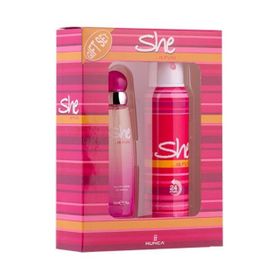 She Is Fun 50 ml EDT Kadın Parfüm+150 ml Deodorant Set