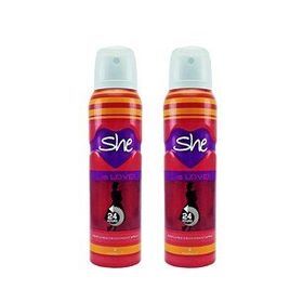 She Is Love 2x150 ml Kadın Sprey Deodorant