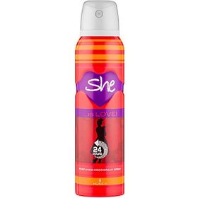 She Is Love 3x150 ml Kadın Sprey Deodorant