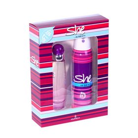 She Is Sexy Edt Parfüm 50 ml+150 ml Kadın Deodorant Set