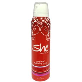 She İs Special Deodorant Body Spray For Women Kırmızı Kadın Parfümlü Sprey Deodorant