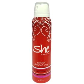 She İs Special Deodorant Body Spray For Women Kırmızı Kadın Parfümlü Sprey Deodorant