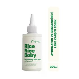 She Vec Exc Rice Baby 200 ml Aydınlatıcı Tonik