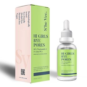 S'he Vec Hi Girls Bye Pores 30 ml Gözenek Sıkılaştırıcı ve Leke Karşıtı Yüz Serumu