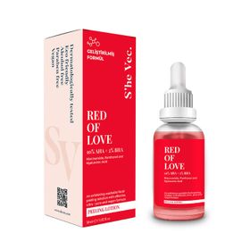 S'he Vec Red Of Love 10% Aha + 2% Bha 30 ml Yüz Peeling